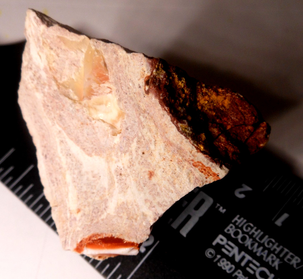 142ct Mexican Fire Opal Cantera Rough for polishing