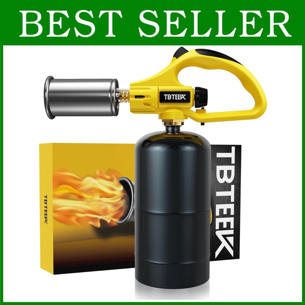 Adjustable Flame Sous Vide Grill Cooking Torch, Safety Lock