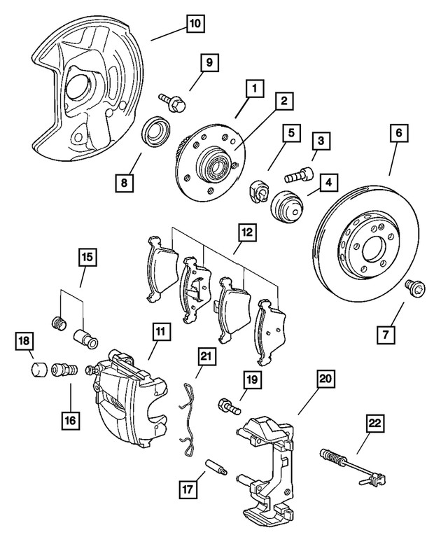 Genuine Mopar Caliper Bushing 5114556AA