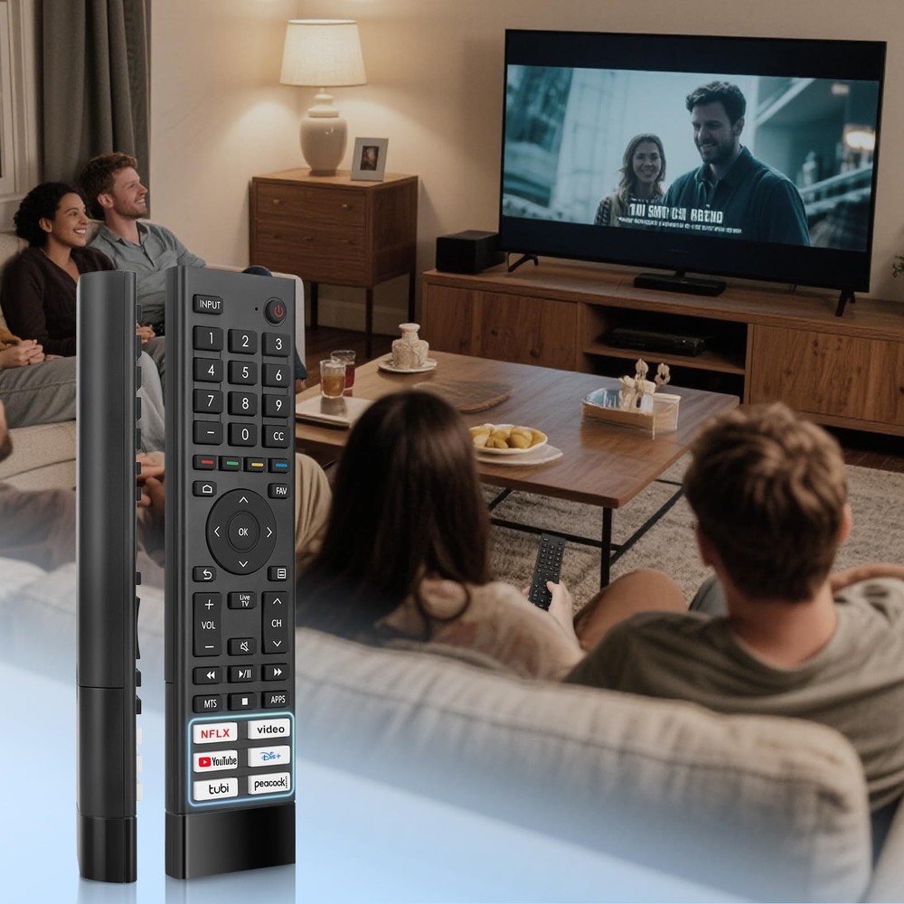 Replacement for Hisense Smart TV remote, remote