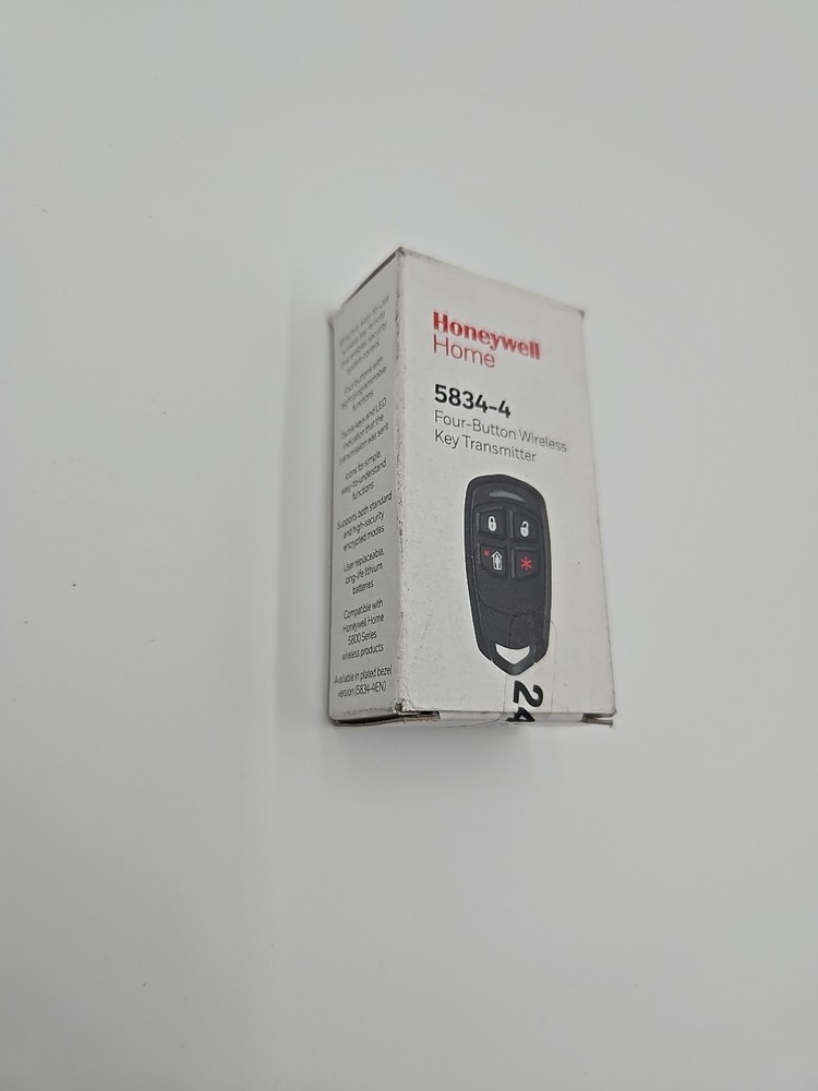 Honeywell 5834-4 (4 Button Remote Control - Black)