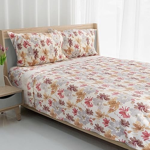 - Full Sheets, Cotton Flannel Bedding Set, Soft & Cozy Home Decor