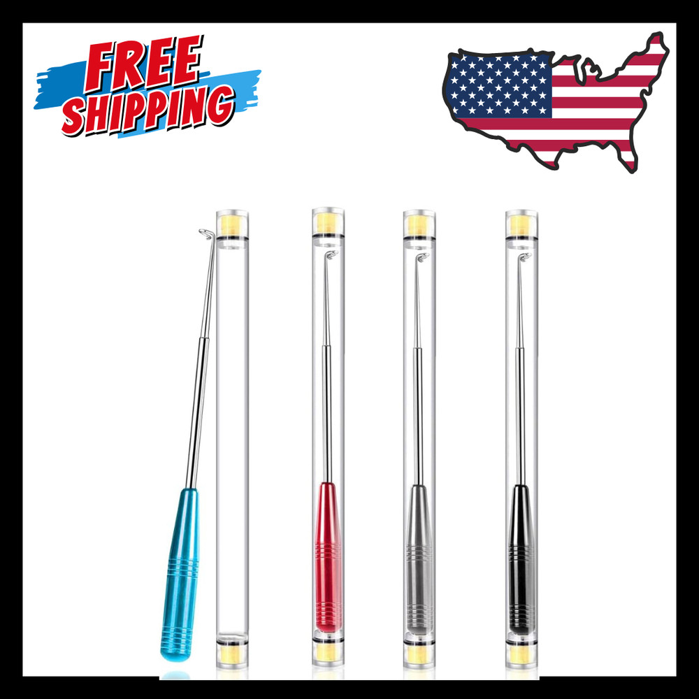 Fish Hook Remover Tool, 4 Pack Fishing Hook Quick Removal Devices with Storag...