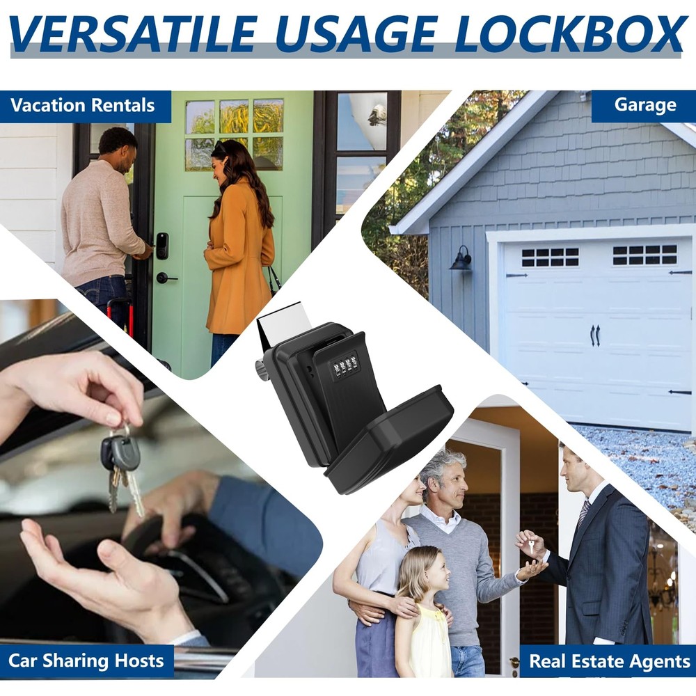 Car Window Lock Box for Turo, Key with Labeling