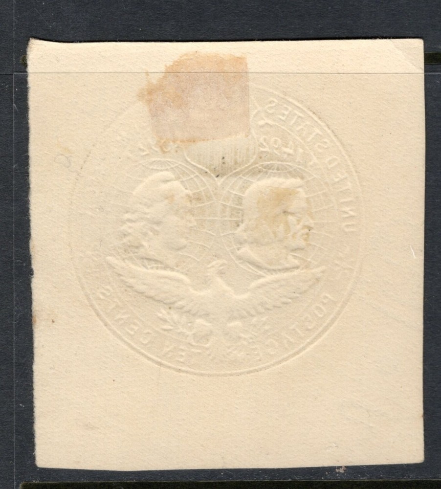 US Scott U351 Mint Hinged Cut Square - CV 25$