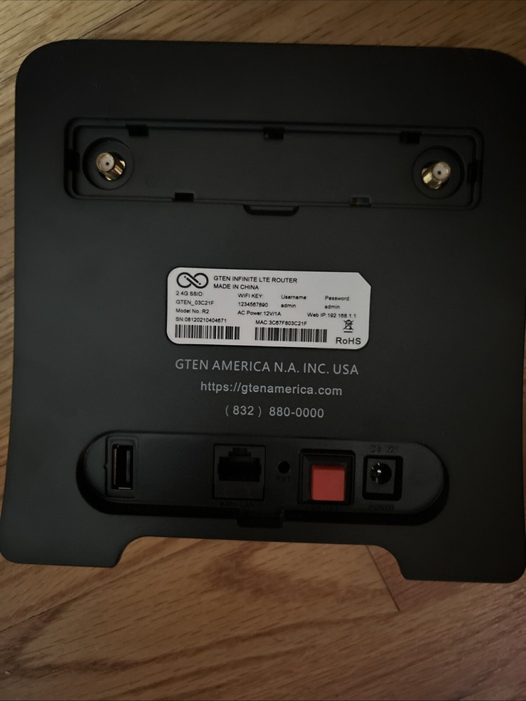 GTEN LTE Modem Router Infinite R2