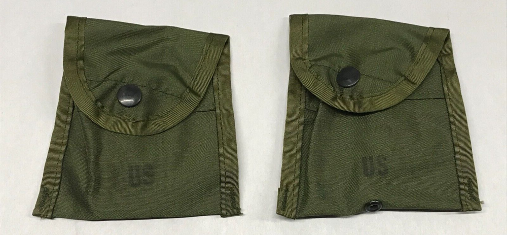 ALICE Compass / First aid dressing pouch New USGI 2 EACH NOS 1986 Contract