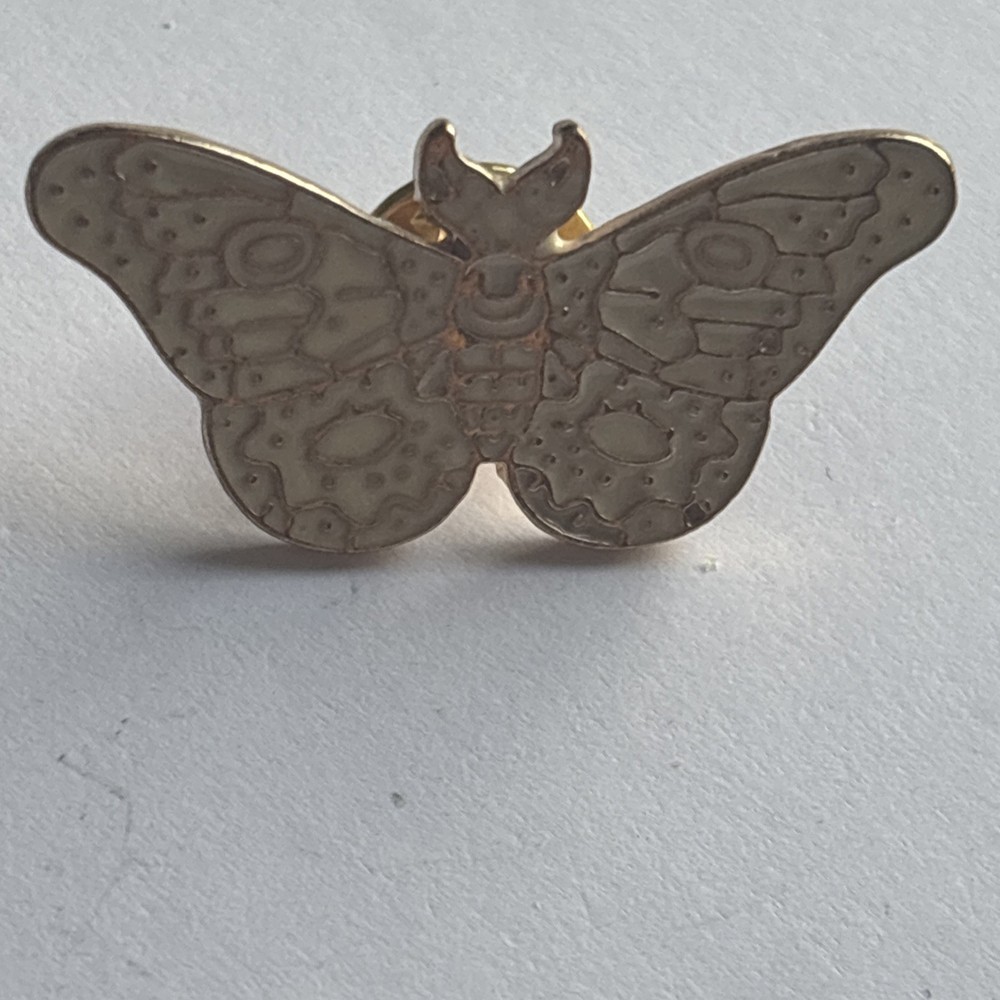 Butterfly Metal Badge.