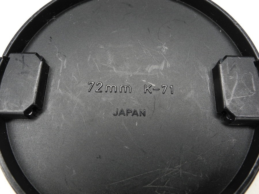 Contax K-71 72mm Genuine Snap On Plastic Front Camera Lens Cap