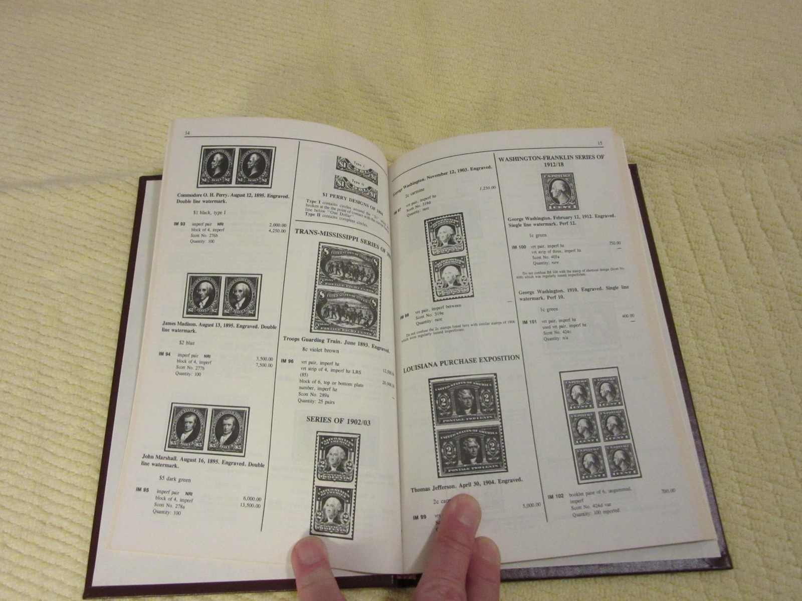 Errors Inverts Imperforates Colors Omitted 1988 by Stephen R. Datz; signed