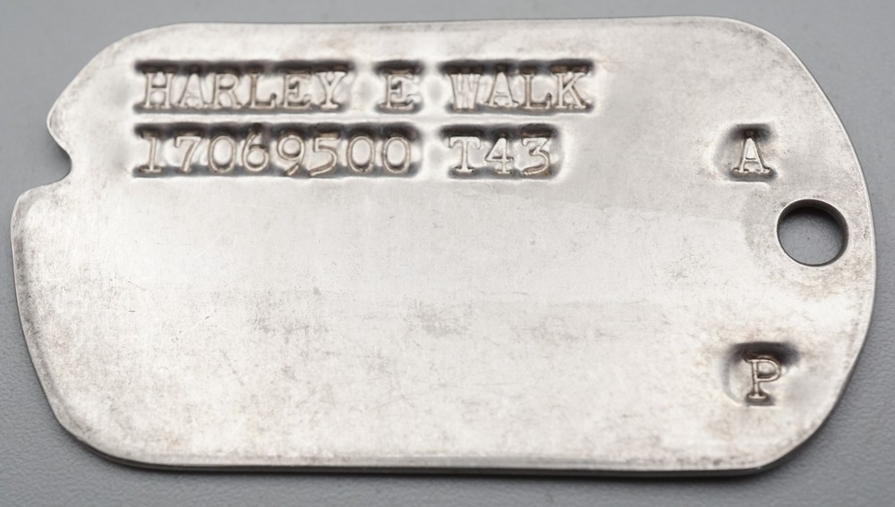 WWII 1943 Army Dog Tag T43