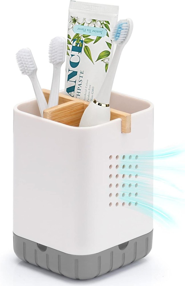 Countertop Toothbrush And Toothpaste Organizer