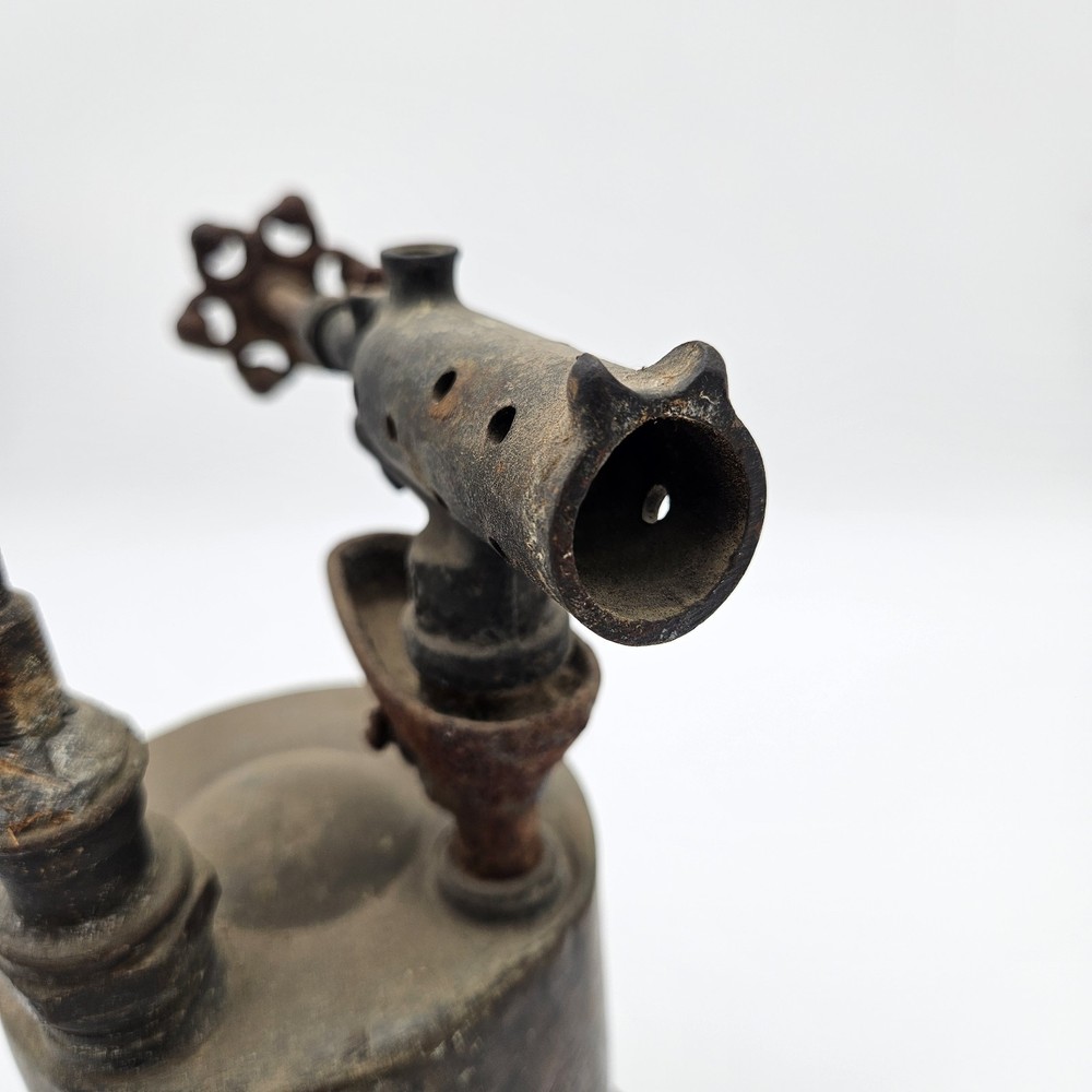 RARE Antique Clayton & Lambert Brass Blow Torch, Not Functioning