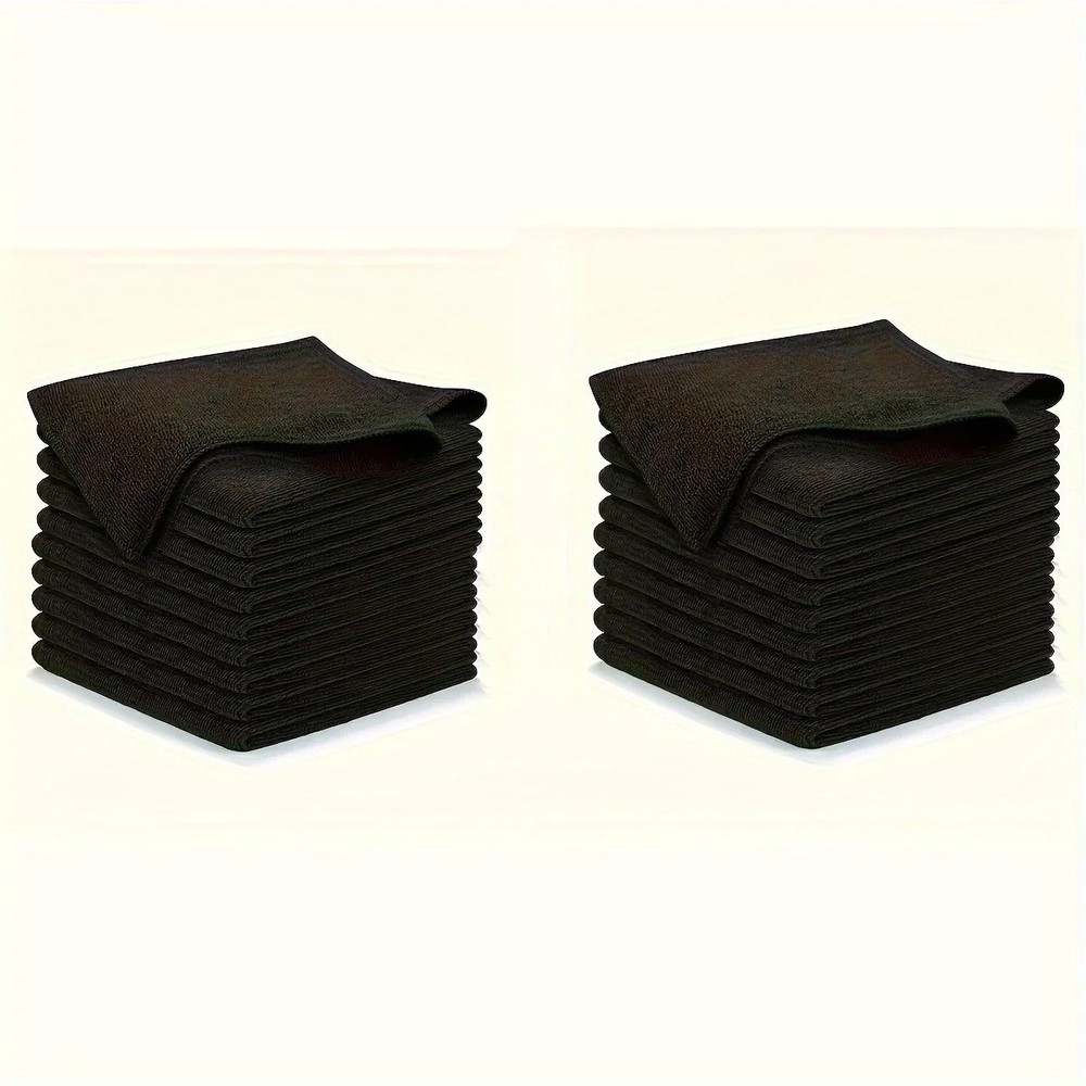 Soft Microfiber Towels for Kitchen, Car, & Desktop Cleaning - Stain Resistant