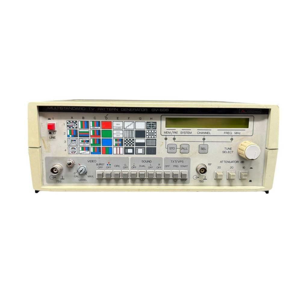 MULTISTANDARD TV PATTERN GENERATOR GV-698 GV698AES0000