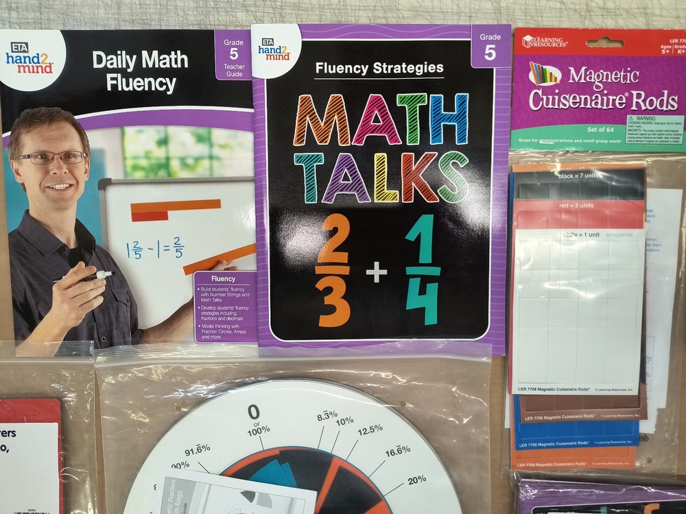 ETA Hand2Mind Daily Math Fluency Manipulatives Grade 5 90565