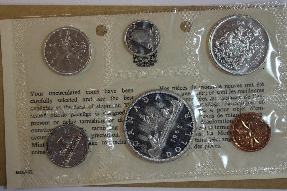 1965 Canada Proof Like Set In Original Mint Packaging Grade Mint State (NUM5778)