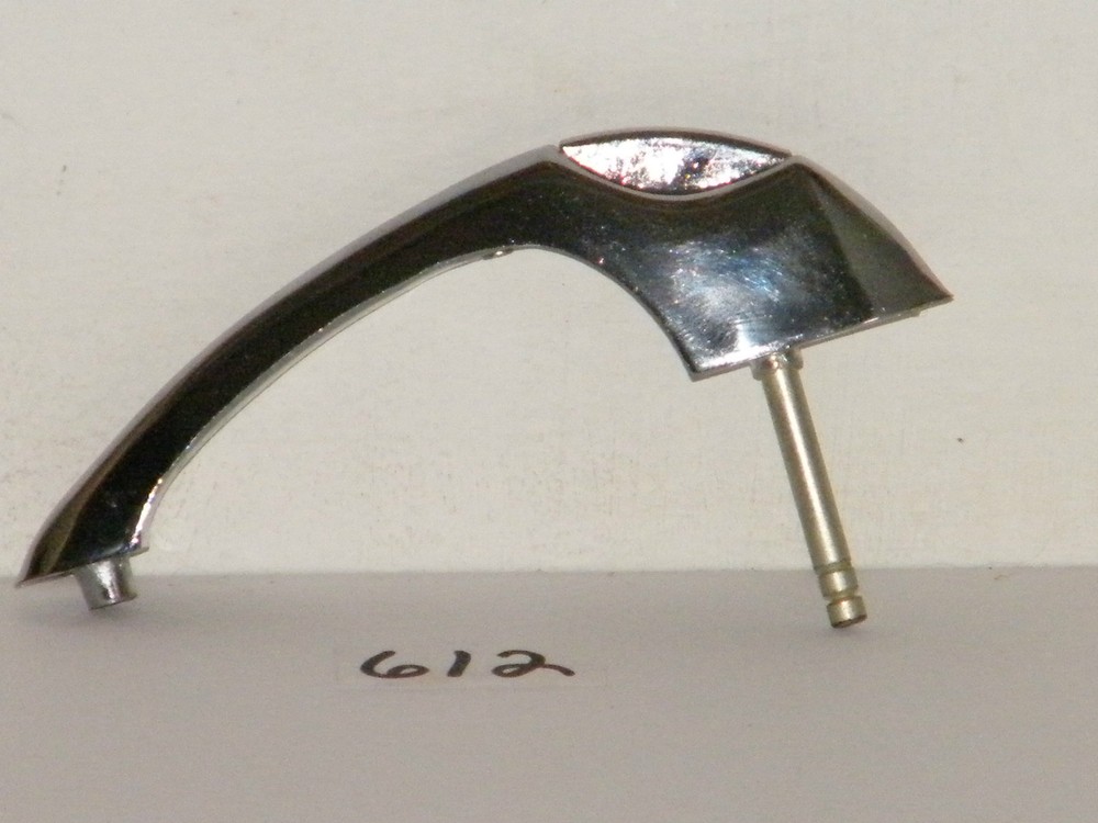 Retro Black Striped Chrome Cabinet Handle & Catch Pull