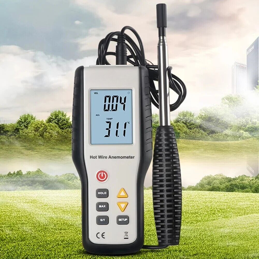 High-precision Handheld Digital Thermal Anemometer Hot Wire Anemometers