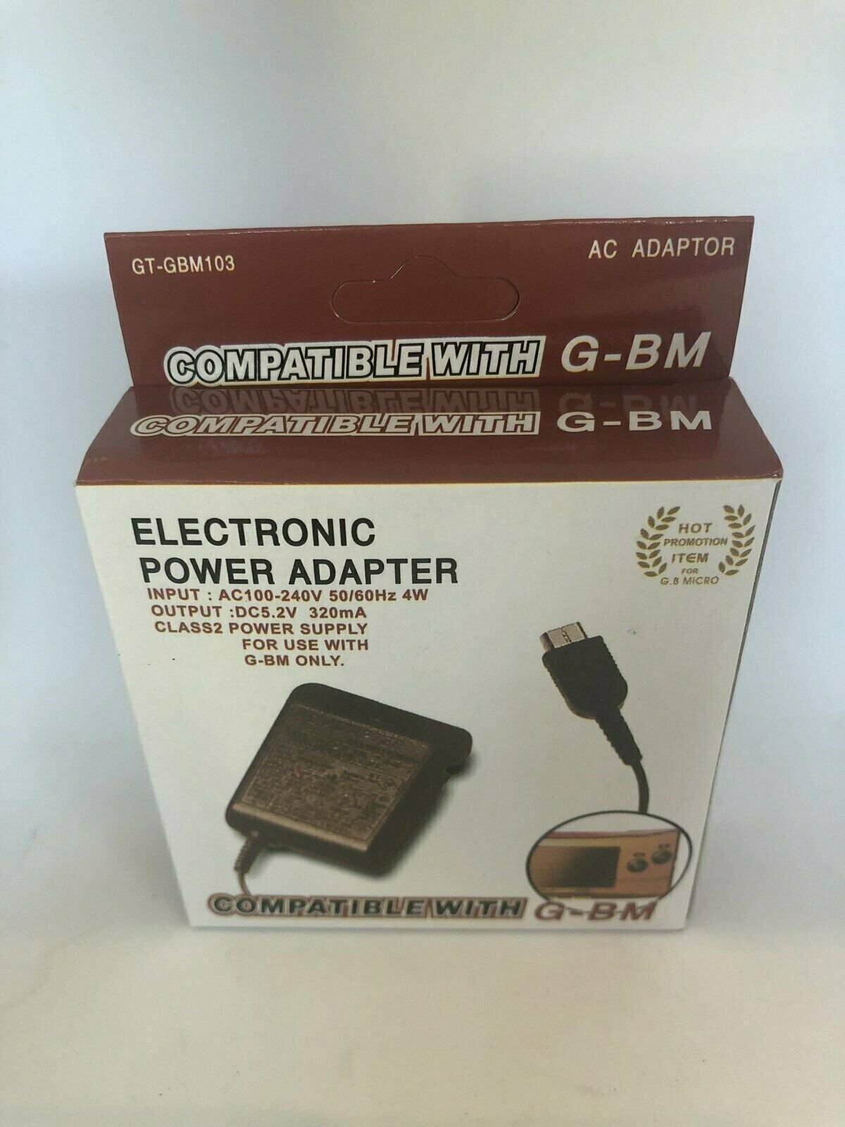 1x Nintendo Gameboy Advance GBA Micro Power Adapter Black Wall Charger Power