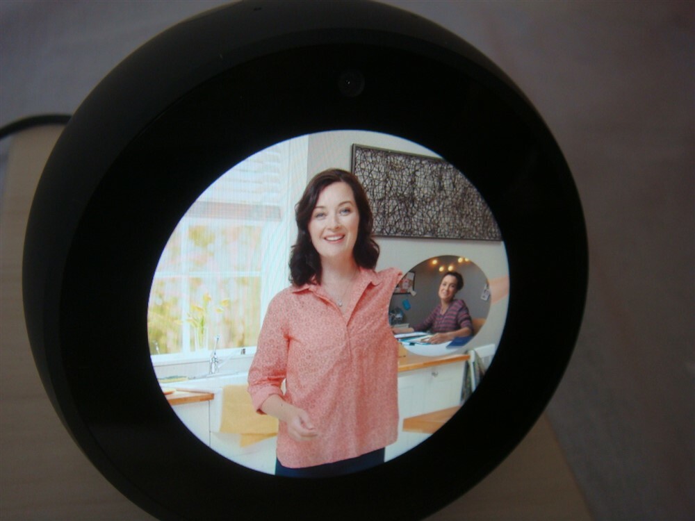 AMAZON ECHO SPOT SMART SPEAKER BLACK DEMO UNIT - READ!