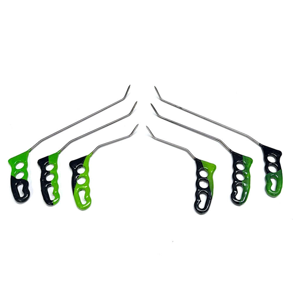 Rynora Edition 6-Piece Sharp Tip Double Bend Left & Right Steel PDR Tools Pdr