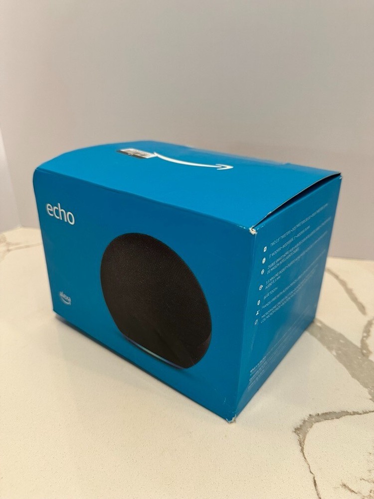Amazon Echo (4th Gen) - Smart Home Hub with Alexa - Charcoal