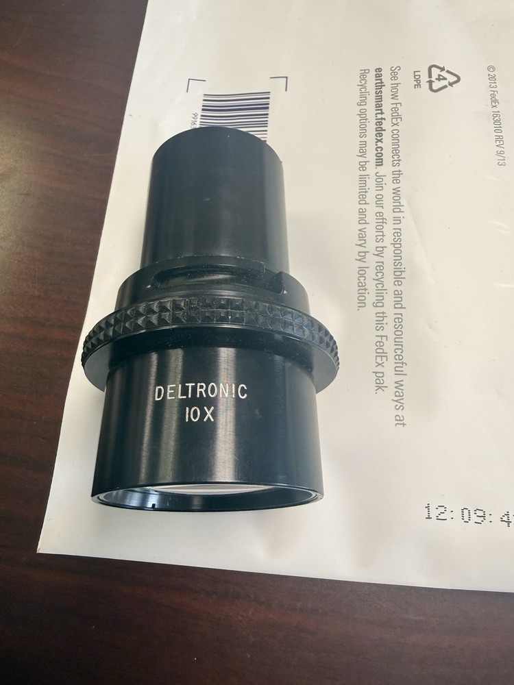 Deltronic Optical Comparator 10X Lens