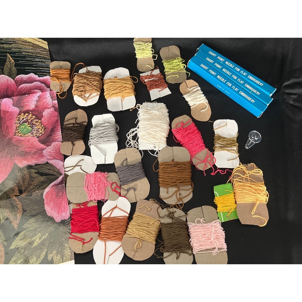 Flat Embroidery Thread Set Multi Color Strings for Sewing & Crafts