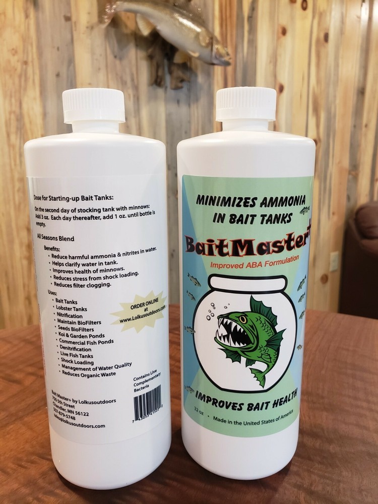 ABA Ammonia Reducing Bacteria for BaitMaster+ and Minnow Master Live Bait System