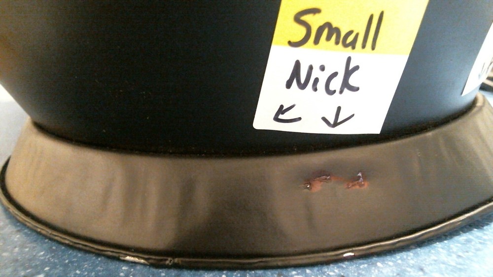 Open Heart Coal Hod, Black, * SMALL NICK (15341) FS
