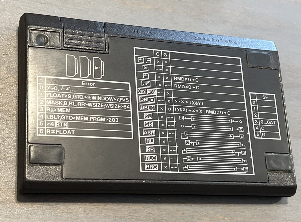 Hewlett-Packard HP 16C Programmer's Calculator w/Slip Case USA - NEEDS BATTERIES