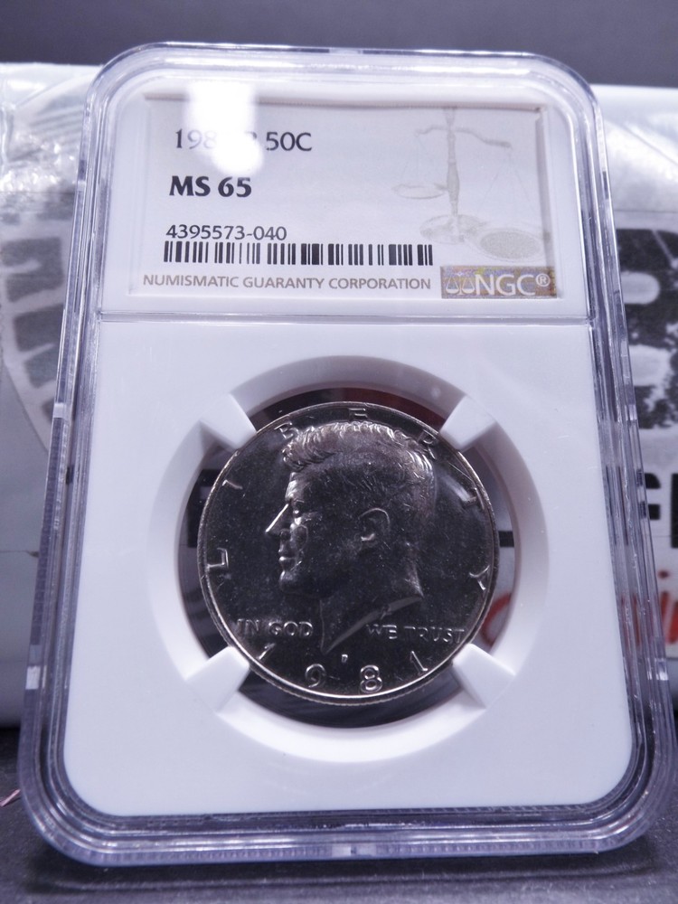 1981 P .50C Kennedy Half Dollar NGC MS 65 🔥🚀