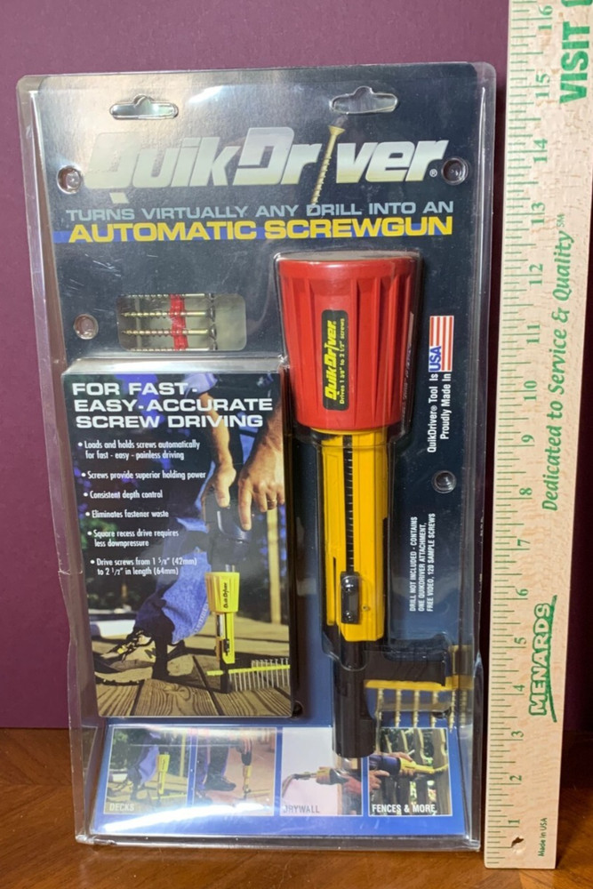 VINTAGE QUICKDRIVER AUTOMATIC SCREWGUN - NEW