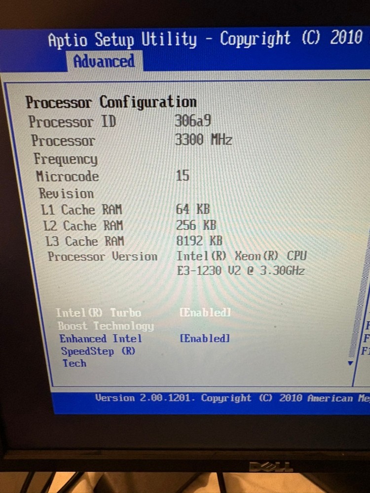 Intel S1200BTL Server Motherboard with CPU Xeon E3-1230 V2 NO RAM with IO Shield