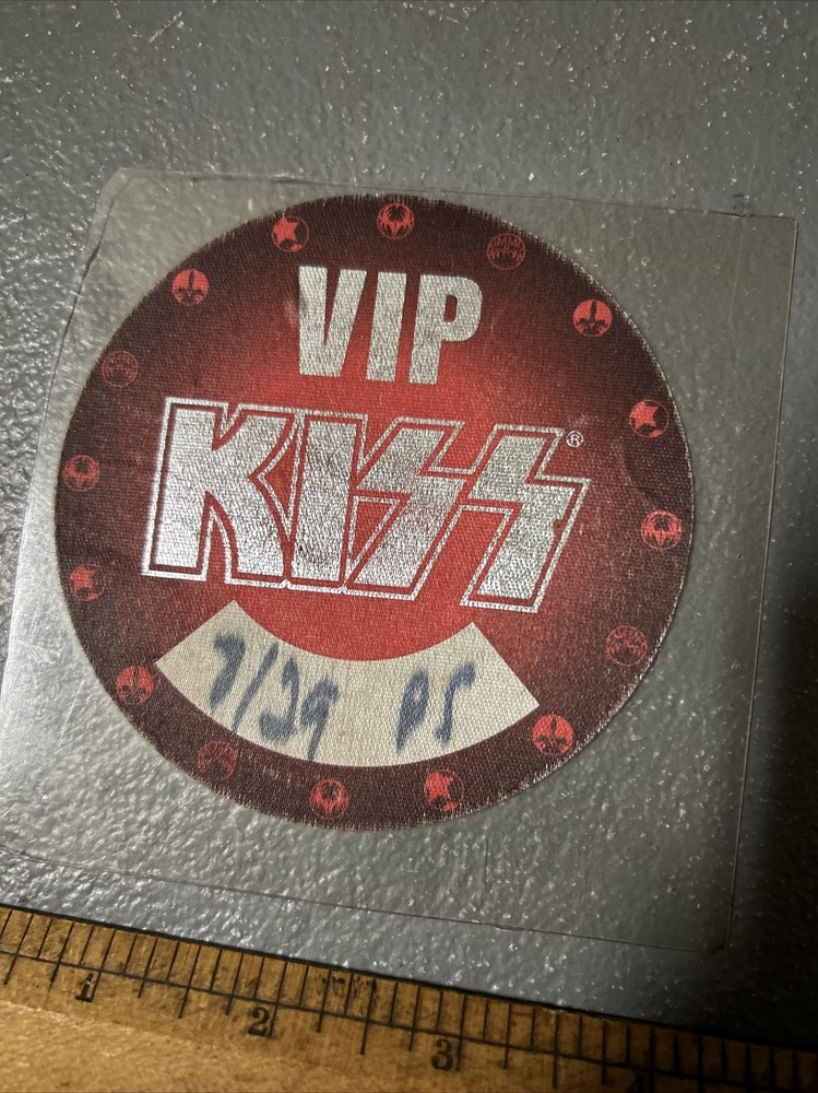 Vintage KISS VIP PASS dated 8/29