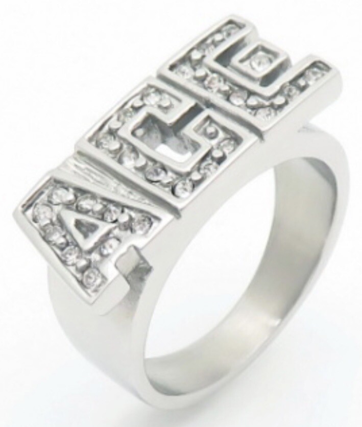 KISS Logo Ring Stainless Steel