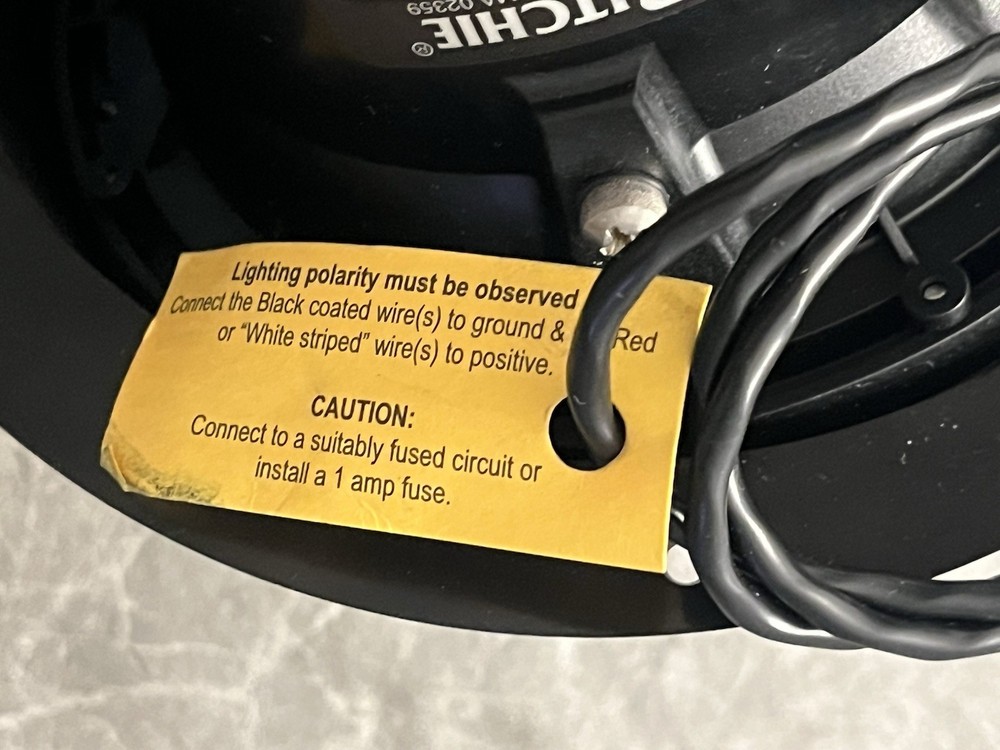 Ritchie BN-202 Navigator Compass - Bulkhead Mount - Black