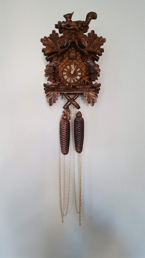 Hand Carved German Cuckoo Clock