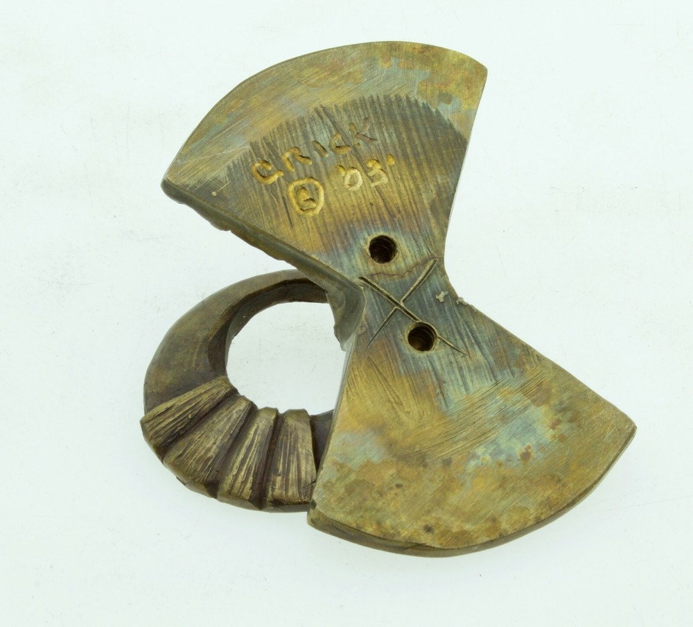 Shidoni Tesuque New Mexico Foundry Bronze Bow Draw Pull Handmade By Crick 2003