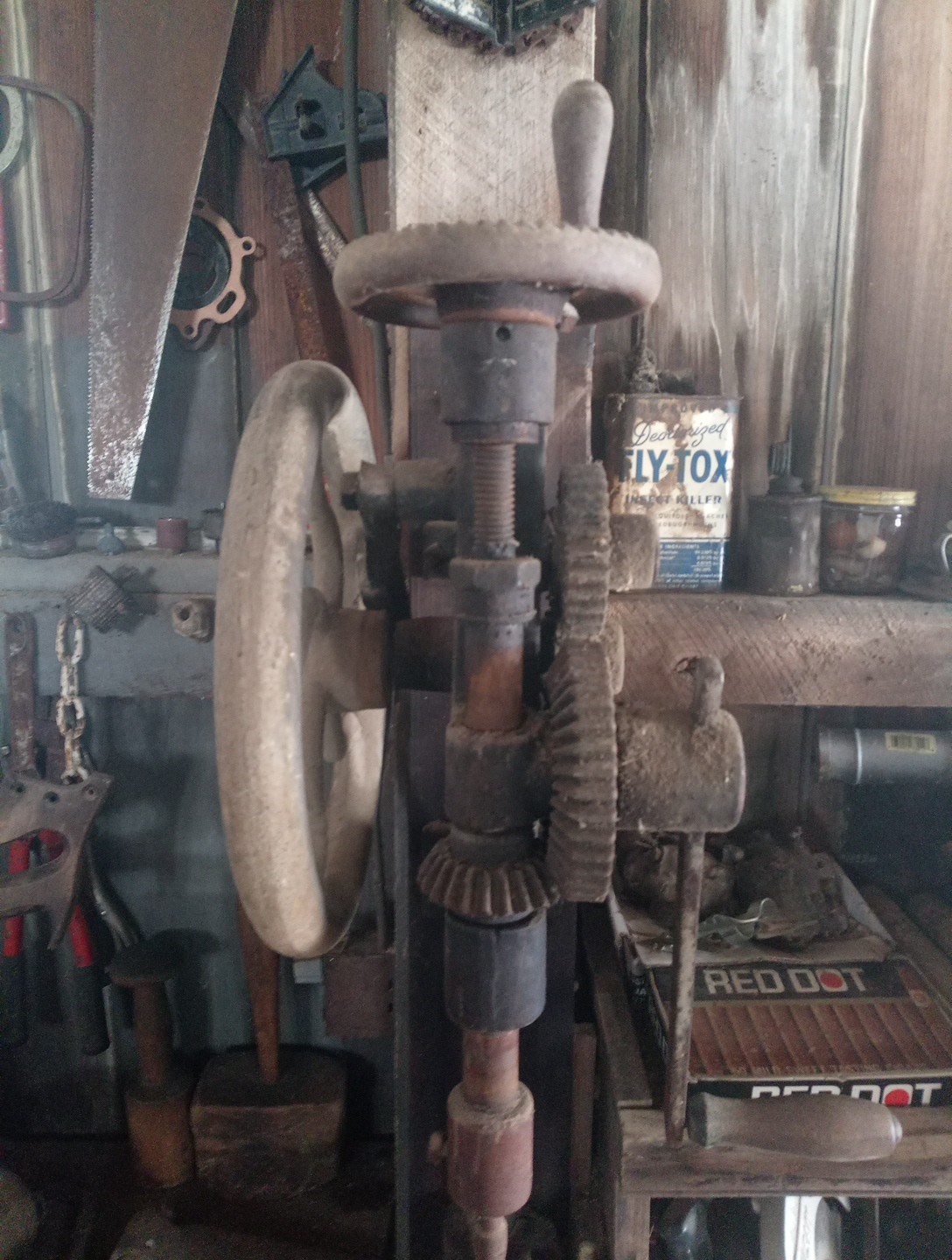 Vintage ACME Blacksmith Post Drill Ready To Work In Your Fabrication Shop