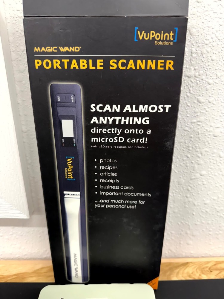 VuPoint (PDS-ST410-VP) Magic Wand Portable Scanner - UNTESTED