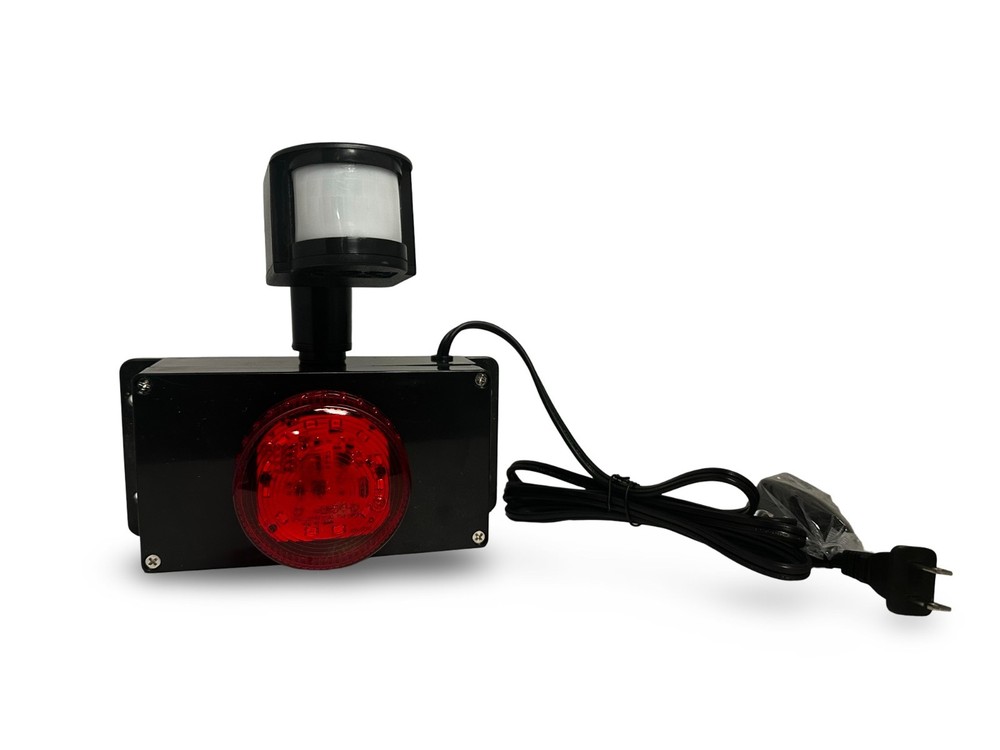 Motion-Activated Plug-In Security Strobe Light with PIR Sensor