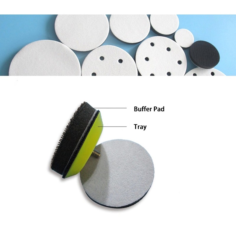 4 Inch 100mm Soft Sponge Cushion Interface Buffer Backing Pads For Sanding Pad