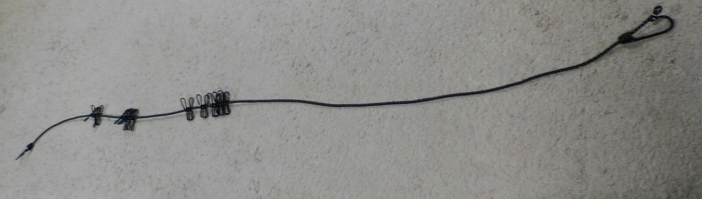 Portable Clothes Line W/ 10 Attached Clothes Pin