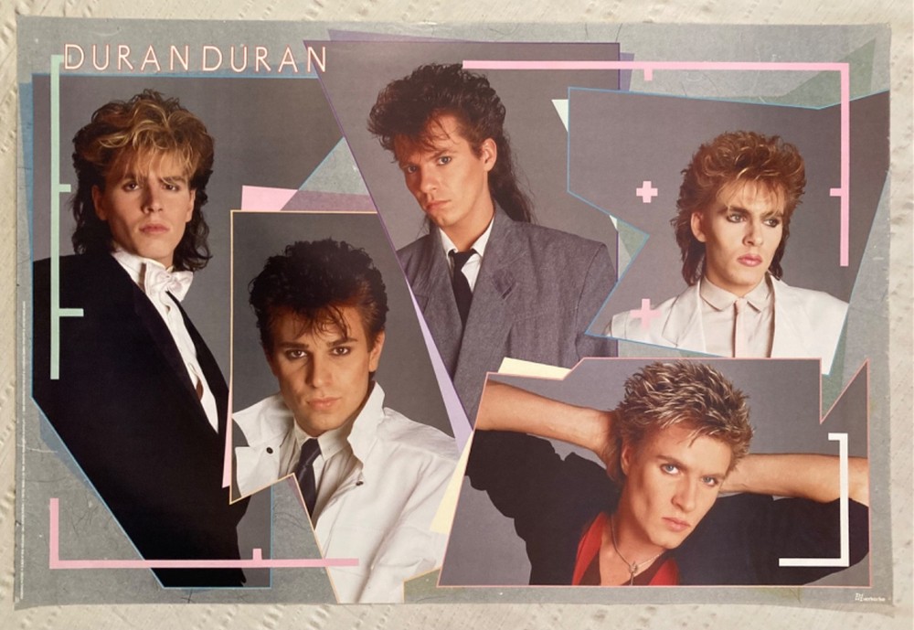 Duran Duran 1984 Poster Verkerke Holland Francesco Scavullo Photo