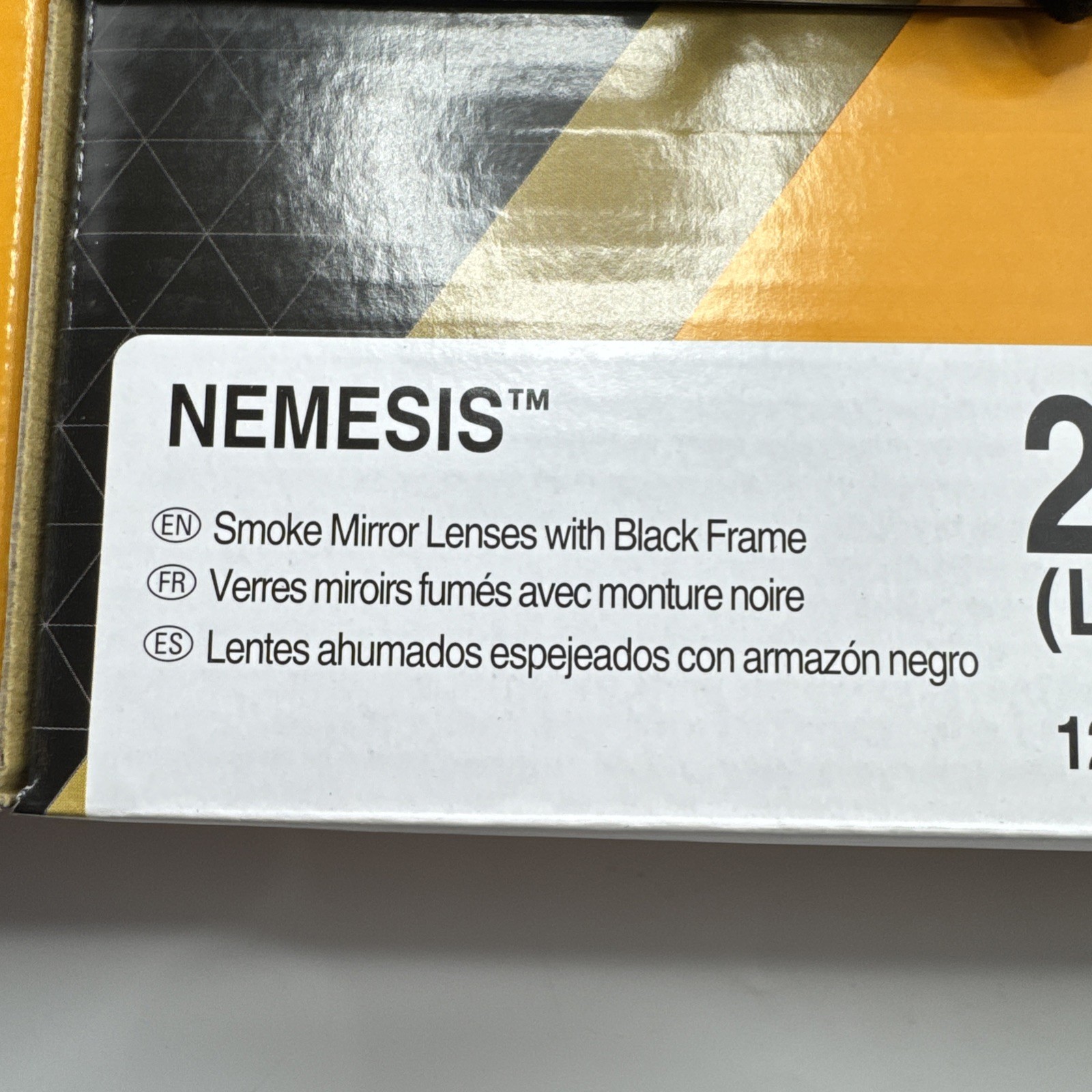 (12) Kleenguard 25688 Nemesis Safety Glasses Smoke Mirror Black Frame ANSI Z87+
