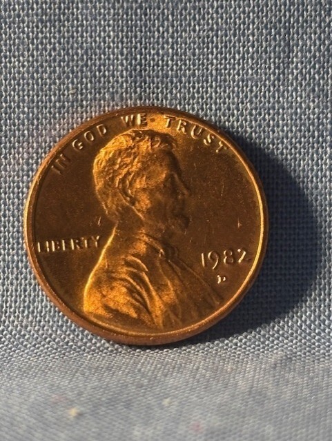 1982 D Lincoln Cent/3.1 grams/Rated About Uncirculated
