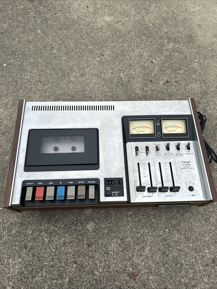 Vintage Teac 360S Stereo Cassete Deck Untested