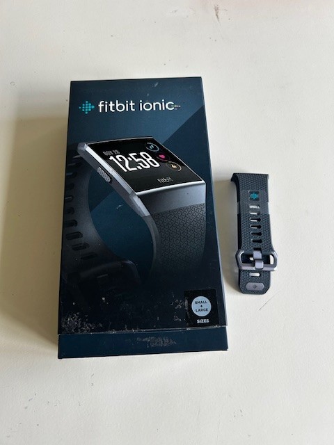 Fitbit Ionic Empty Box With Small Band (Gray)—no Watch Is Included